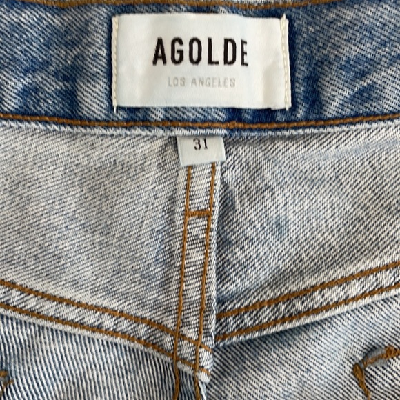 Agolde Parker Short in Riptide - Picture 3 of 7